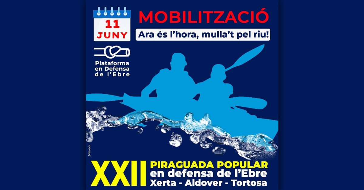 XXII Piraguada popular en defensa de l�Ebre