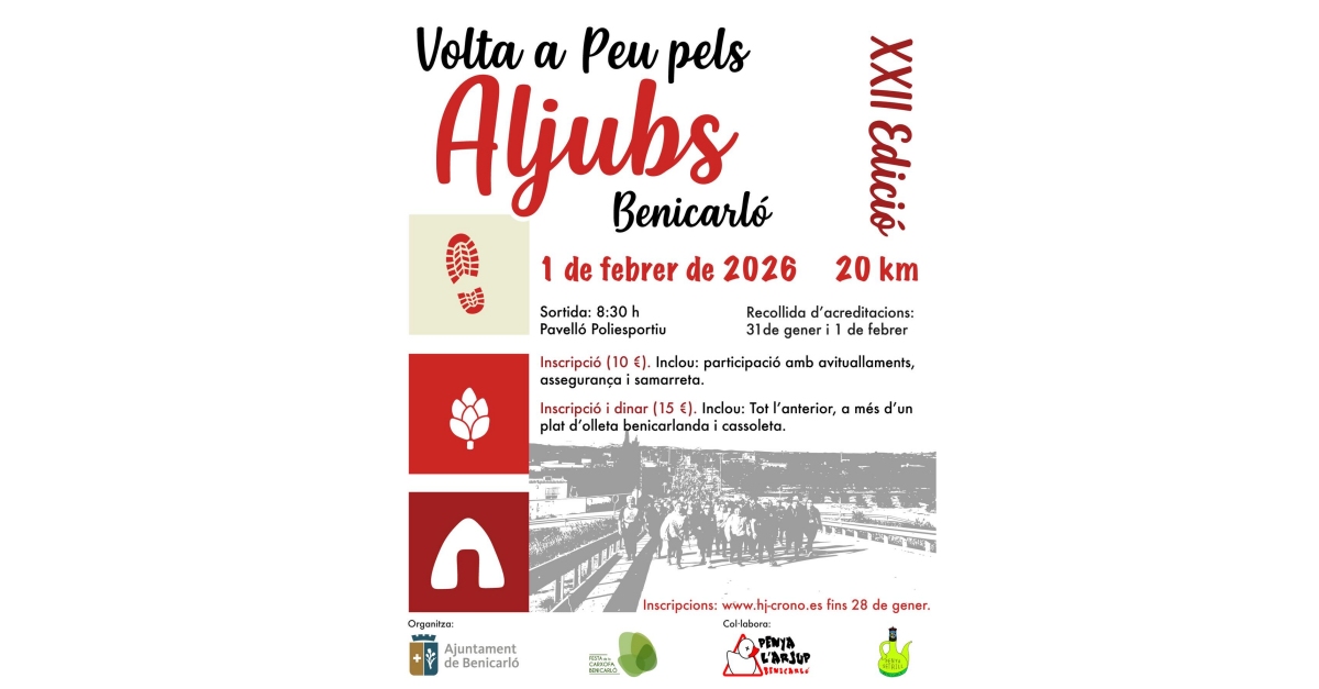 XXII Volta a peu pels Aljubs