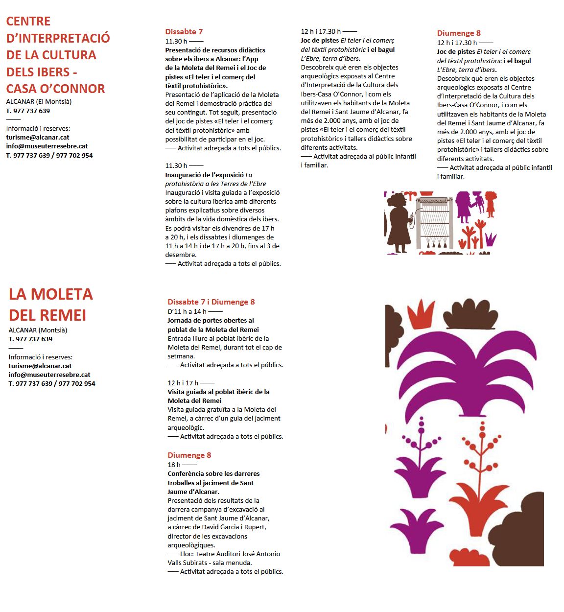 23è Cap de Setmana Ibèric - Casa O’Connor i Moleta del Remei d’Alcanar 23è Cap de Setmana Ibèric - Casa O’Connor i Moleta del Remei d’Alcanar