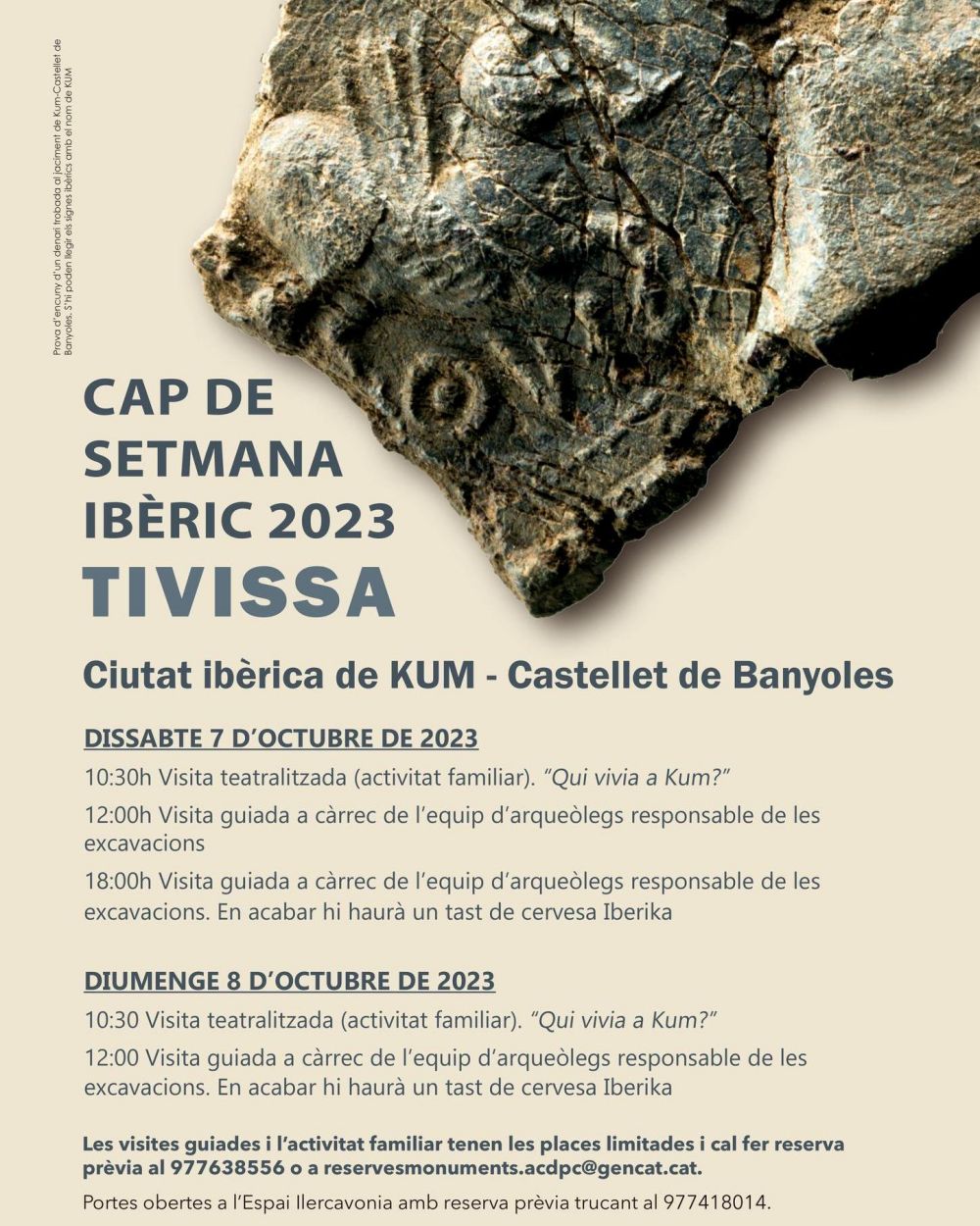 23è Cap de Setmana Ibèric - Kum Castellet de Banyoles de Tivissa 23è Cap de Setmana Ibèric - Kum Castellet de Banyoles de Tivissa
