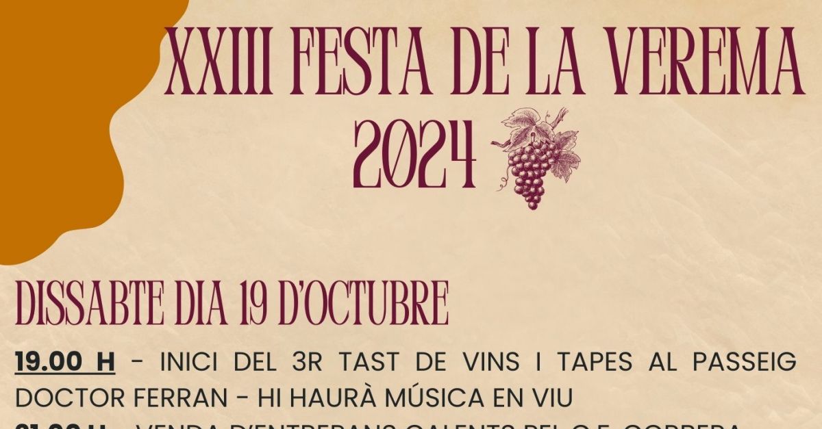 XXIII Festa de la Verema de la Corbera d�Ebre