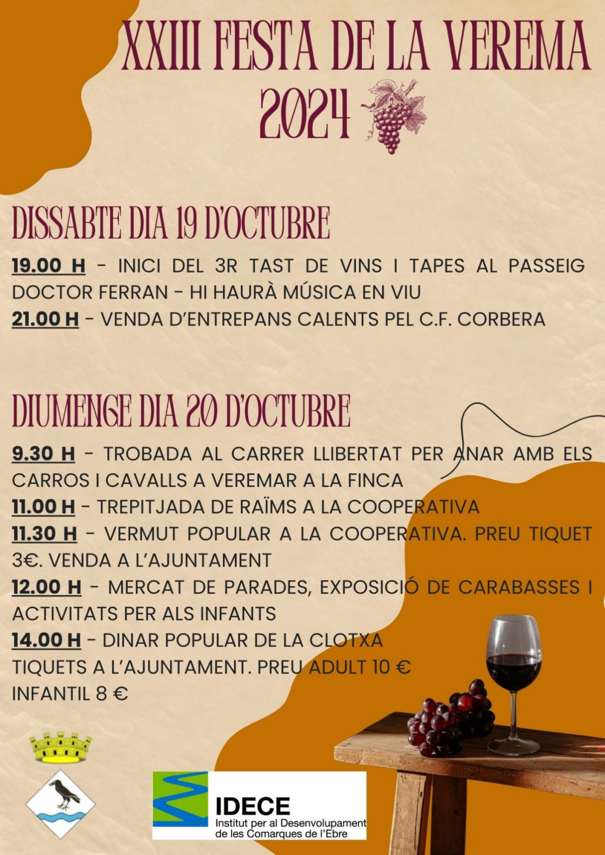 XXIII Festa de la Verema de la Corbera d’Ebre XXIII Festa de la Verema de la Corbera d’Ebre