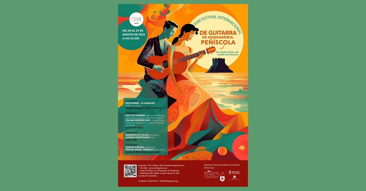 XXIII Festival Internacional de guitarra d�Hondarribia-Pen�scola