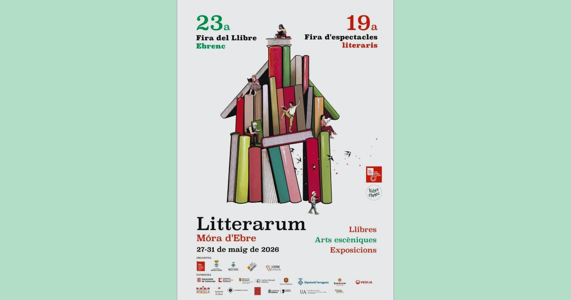 Litterarum: 23a fira del Llibre Ebrenc i 19a Fira d�espectacles literaris