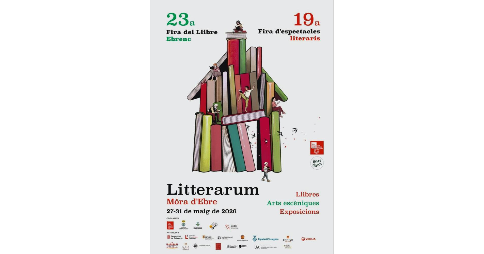 Litterarum: 23a fira del Llibre Ebrenc i 19a Fira d�espectacles literaris