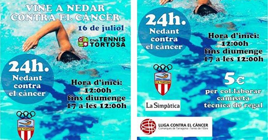 24 hores nedant contra el c�ncer