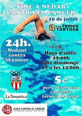 24 hores nedant contra el c�ncer