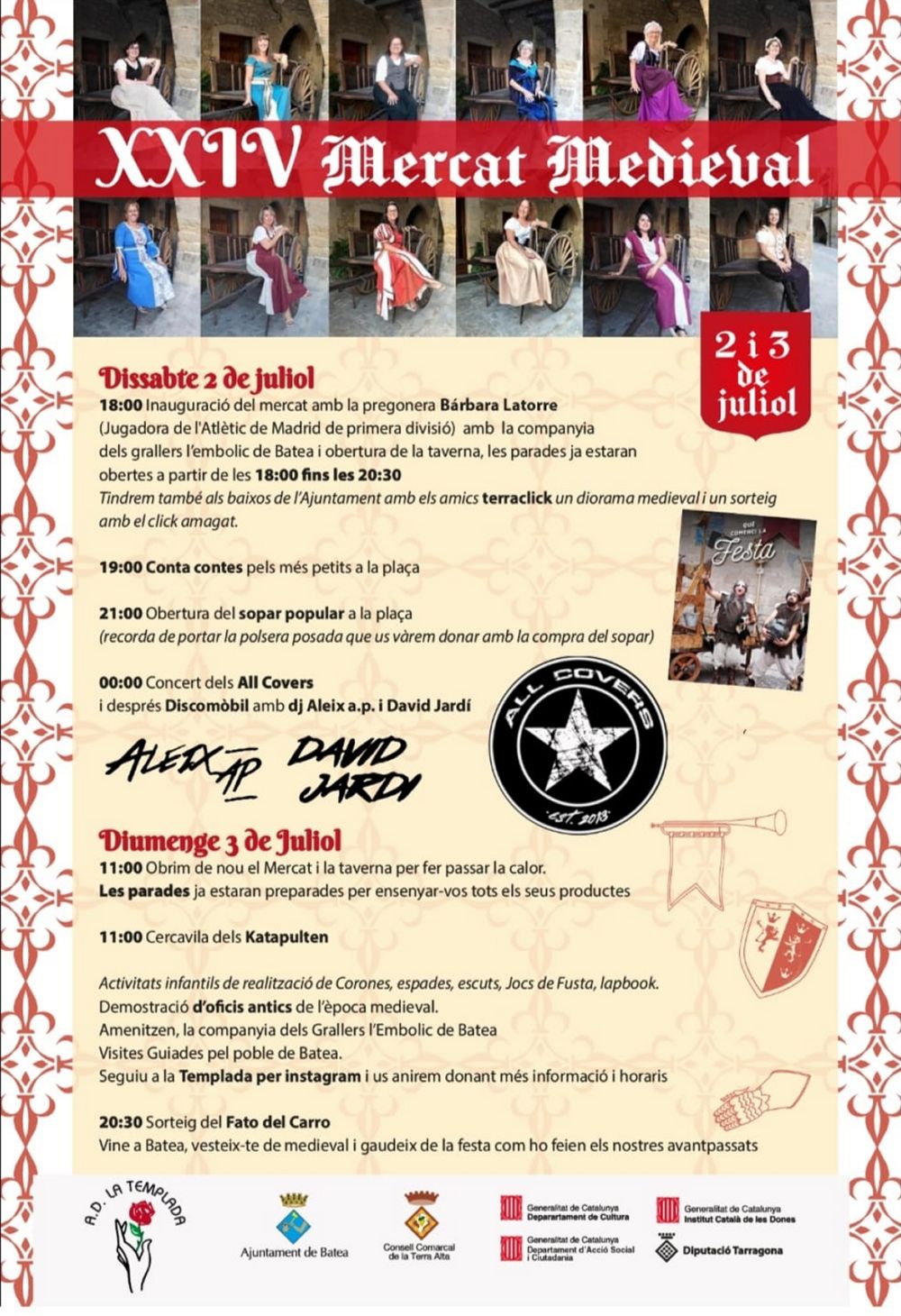XXVI Mercat Medieval de Batea XXVI Mercat Medieval de Batea