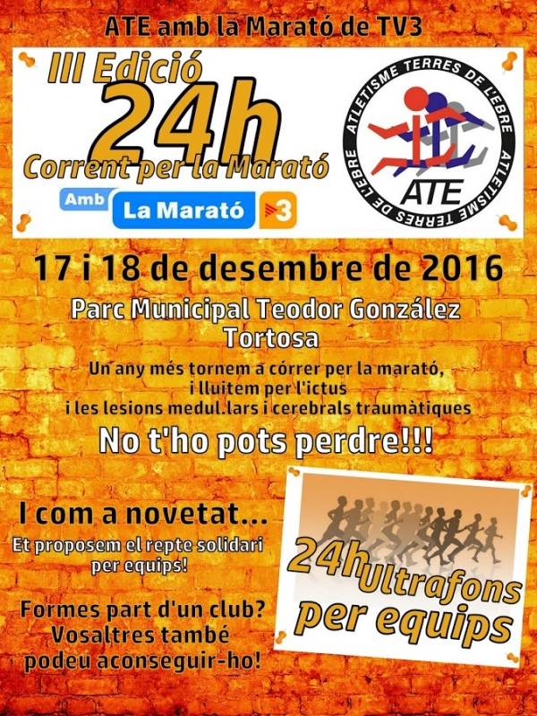 24 hores corrent per la Marat� de TV3