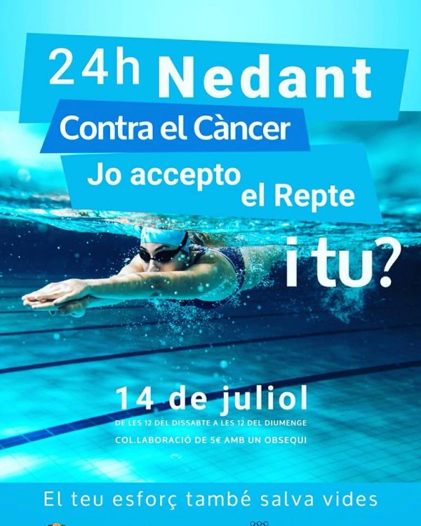 24 hores nedant contra el c�ncer