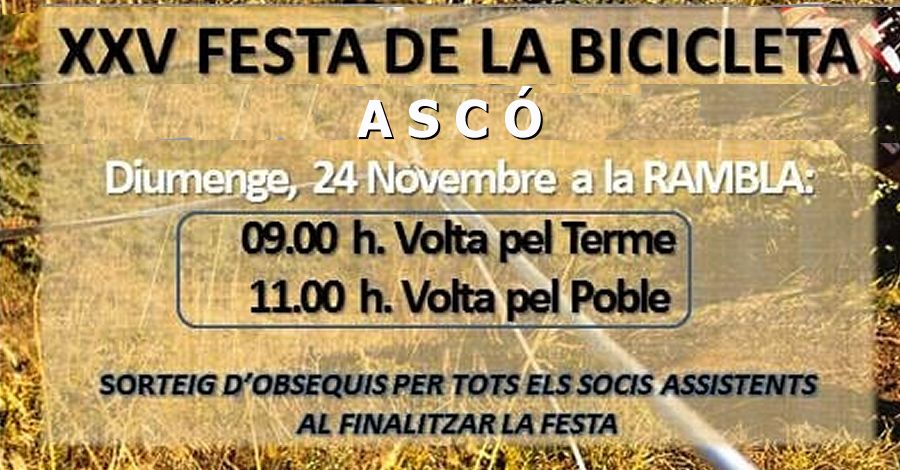 25a Festa de la Bicicleta d&rsquo;Asc�