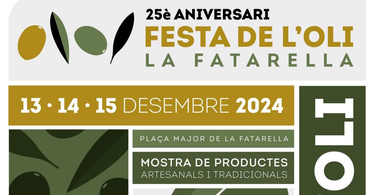25a Festa de l�Oli de la Fatarella i Mostra de productes artesanals i tradicionals