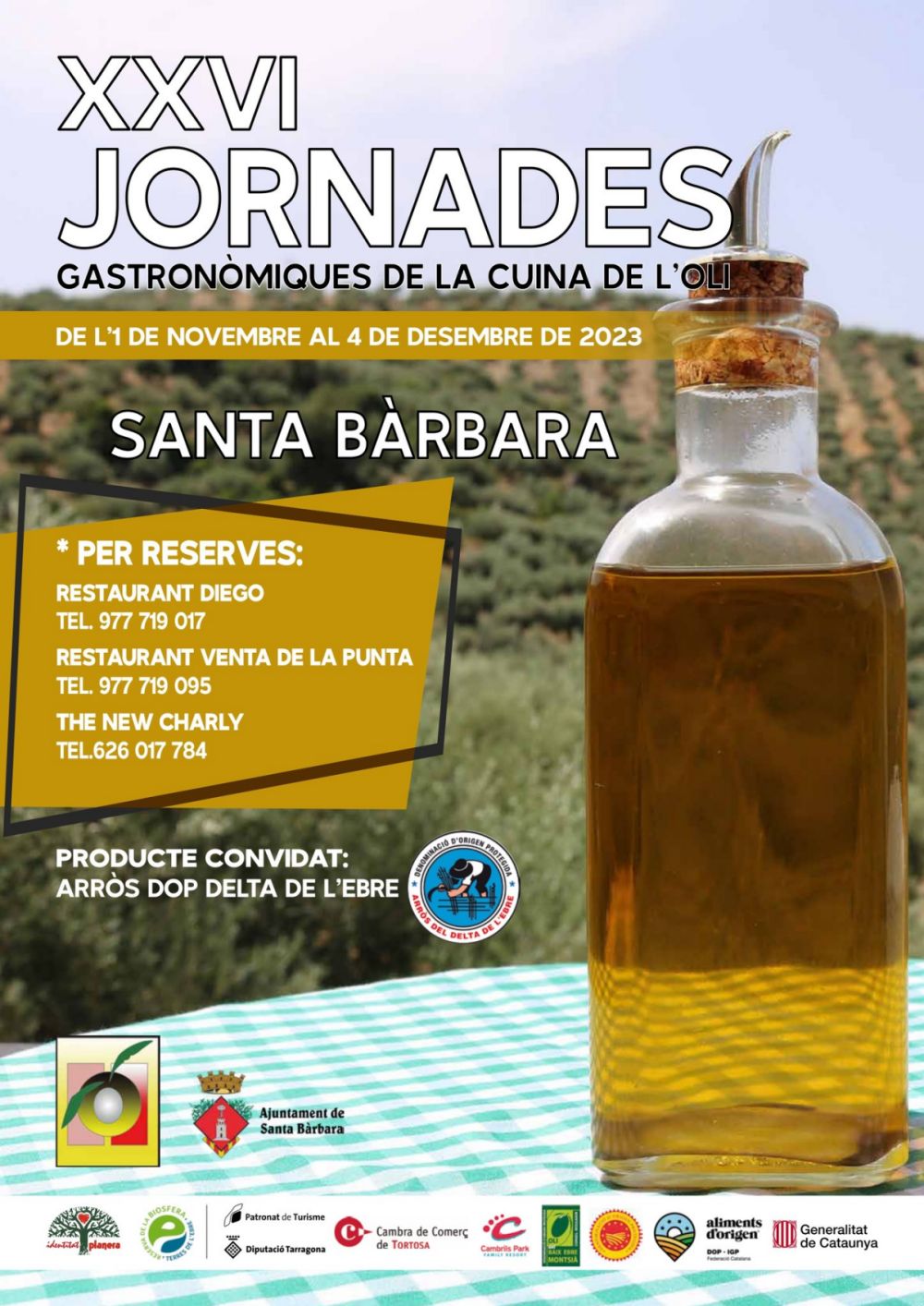 XXVI Jornades gastronòmiques de la cuina de l’oli XXVI Jornades gastronòmiques de la cuina de l’oli