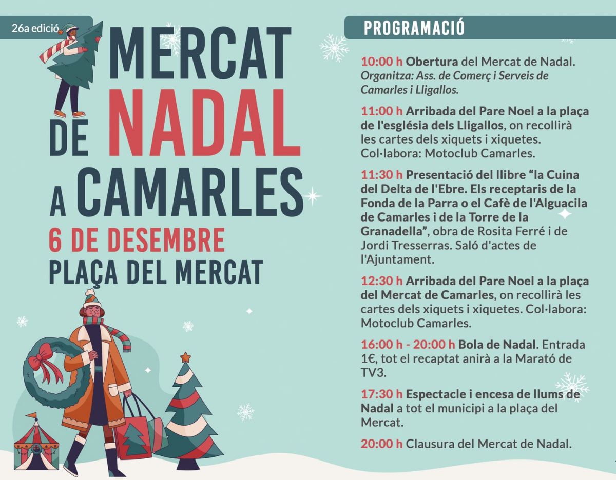 26a edició Mercat de Nadal a Camarles 26a edició Mercat de Nadal a Camarles