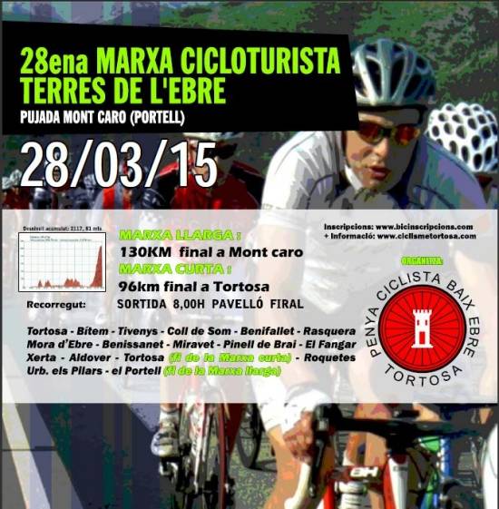 28a marxa cicloturista Terres de l�Ebre