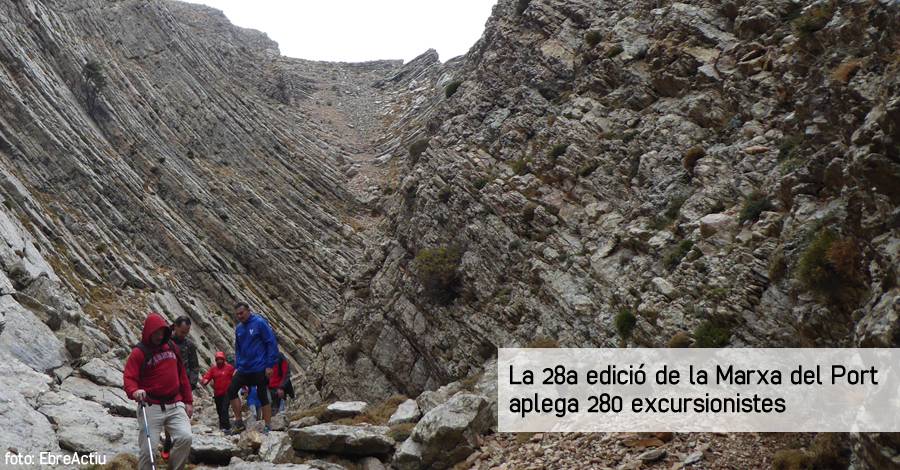 La 28a edici de la Marxa del Port aplega 280 excursionistes