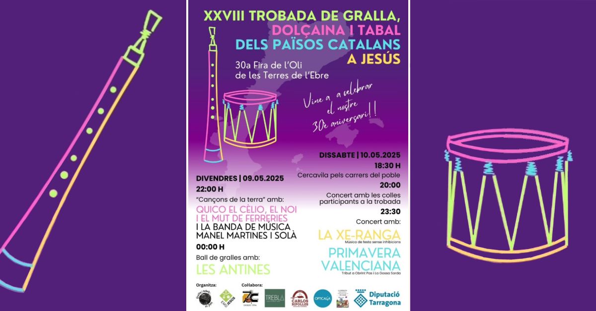 XXVIII Trobada de Gralla, dolçaina i tabal dels Països Catalans XXVIII Trobada de Gralla, dolçaina i tabal dels Països Catalans