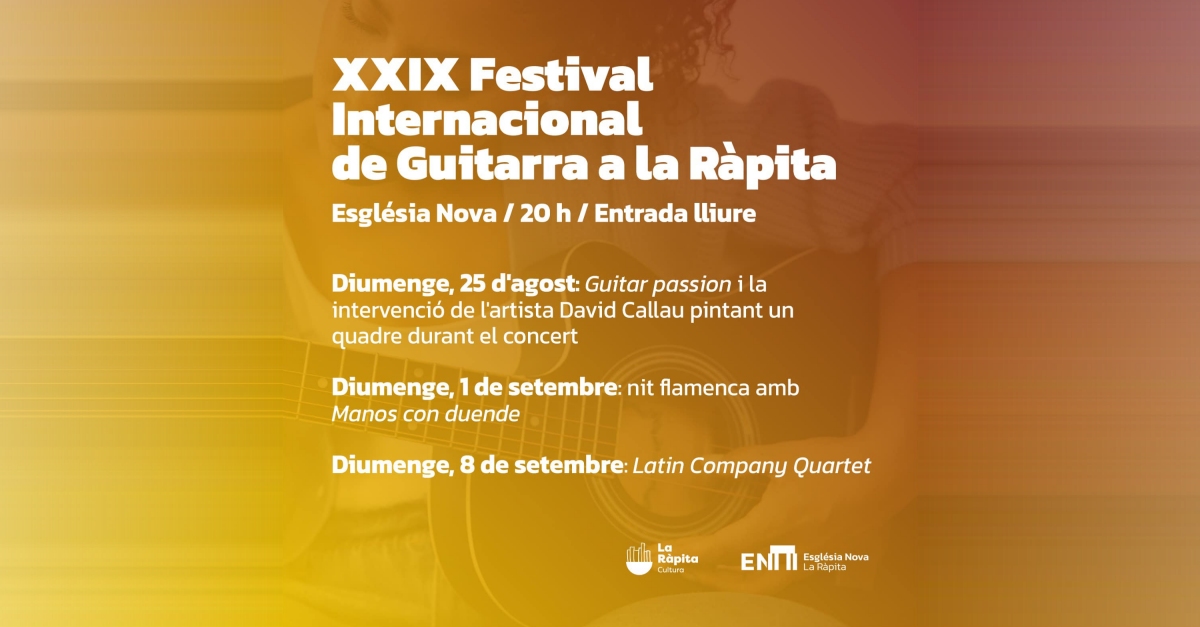 XXIX Festival internacional de guitarra a La R�pita: Manos con duende