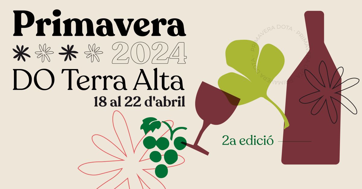La segona edici de la Primavera DO Terra Alta convida a gaudir del vi i la cultura per tota la comarca