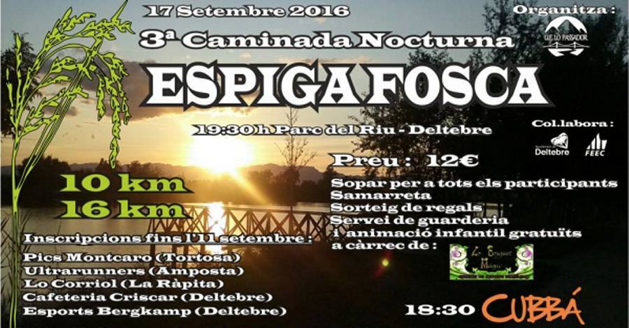3a caminada nocturna �Espiga Fosca�