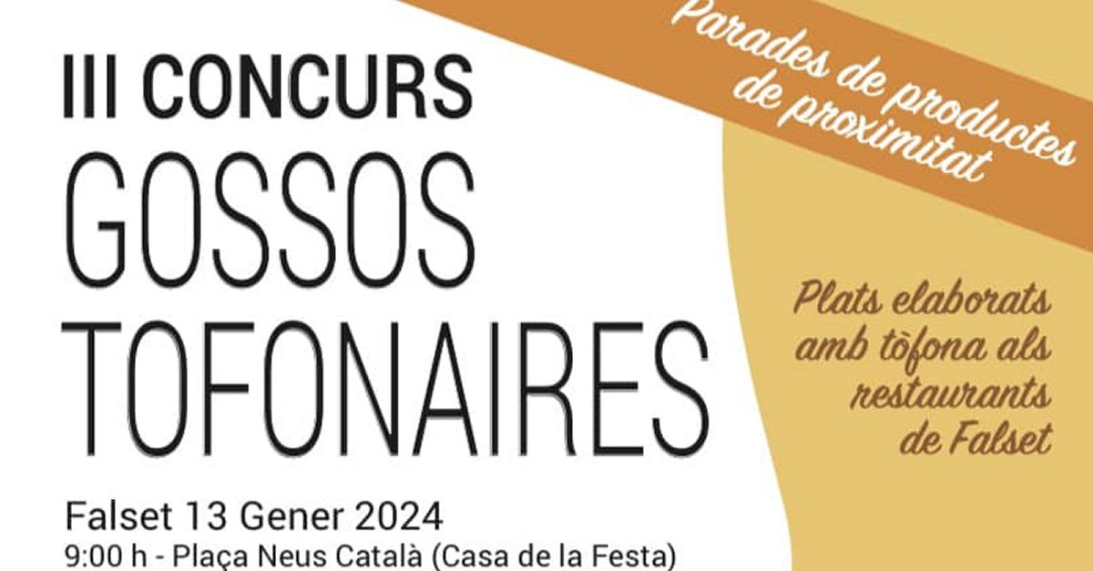 III Concurs de gossos tofon�ires
