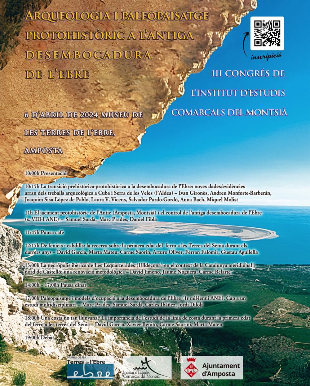 III Congrés d’arqueologia de l’Institut d’Estudis Comarcals del Montsià III Congrés d’arqueologia de l’Institut d’Estudis Comarcals del Montsià