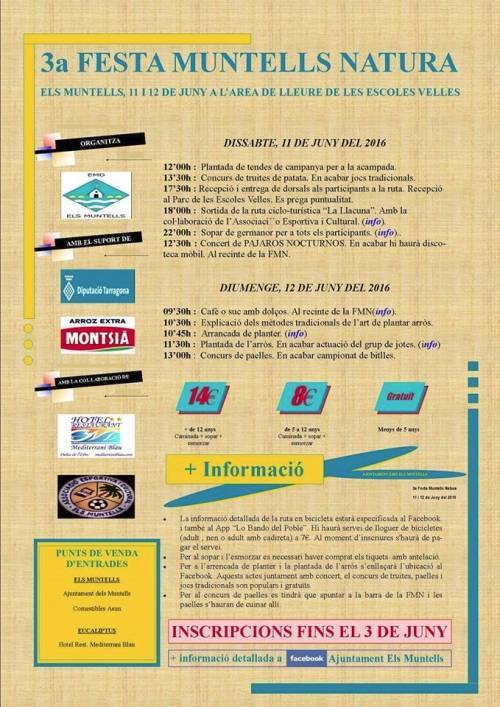 3a Festa Muntells Natura 3a Festa Muntells Natura