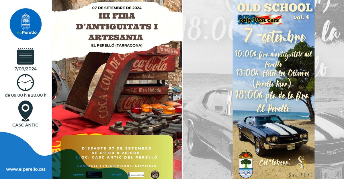 III Fira d�antiguitats i artesania del Perell�
