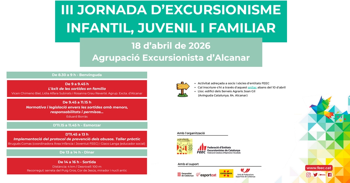 III Jornada de excursionismo infantil, juvenil y familiar