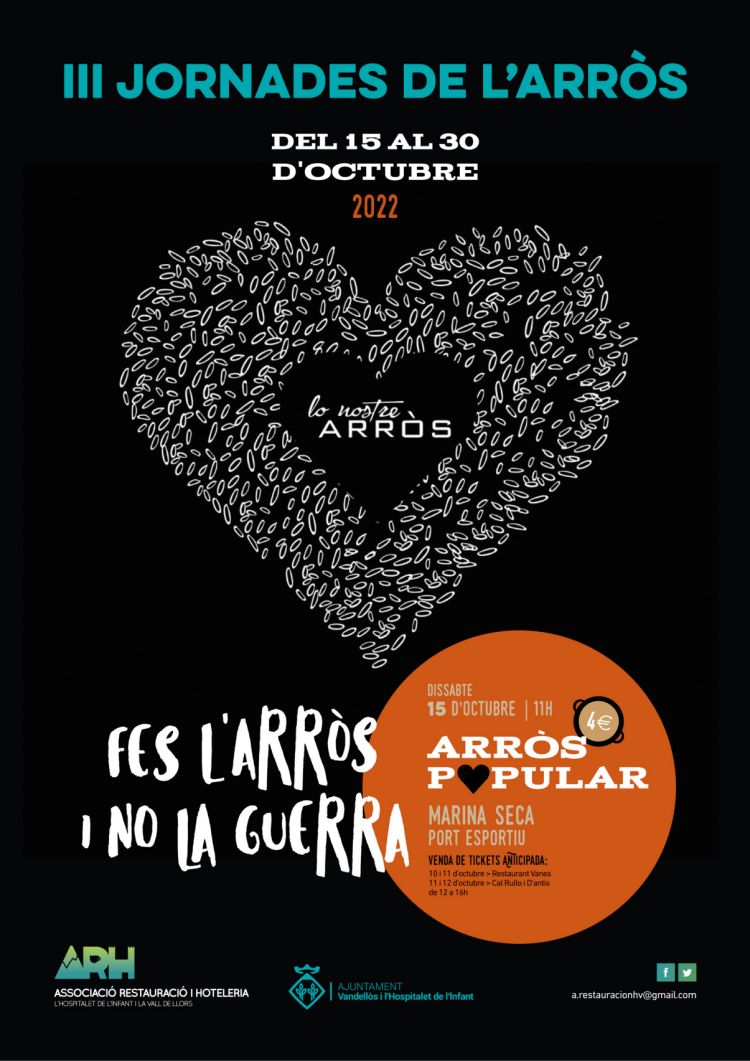 III Jornades de l�arr�s de Vandell�s i l�Hospitalet de l�Infant