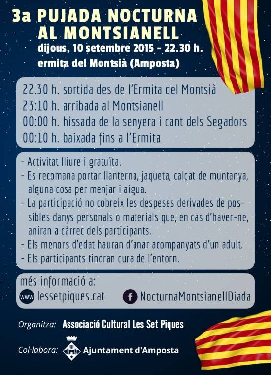 3a pujada nocturna al Montsianell