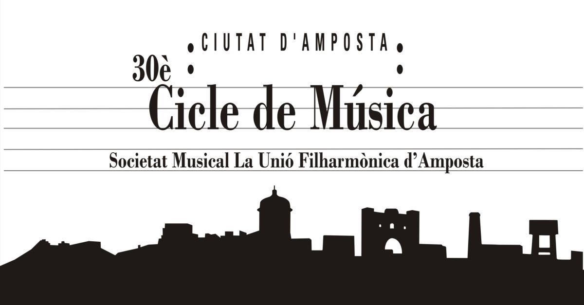 30� Cicle de M�sica Ciutat d�Amposta - Rub�n Sime� i Banda de M�sica de la Uni� Filharm�nica d�Amposta