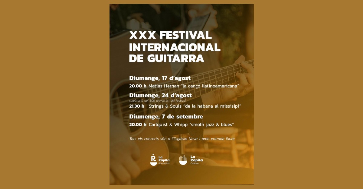 XXX Festival internacional de guitarra: Strings & Souls