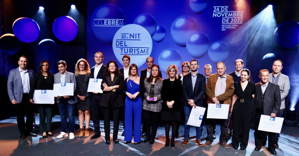 Tres empreses ebrenques premiades a la 30a Nit del Turisme de la Costa Daurada i les Terres de lEbre