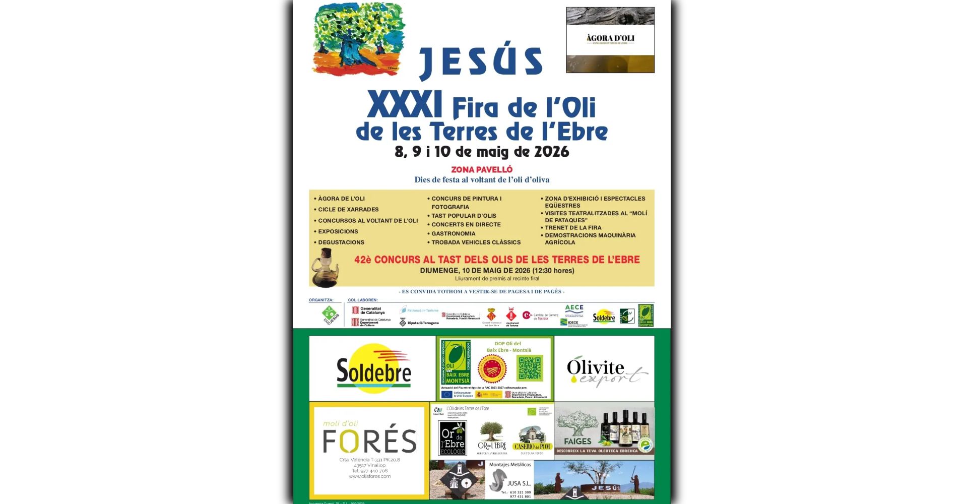 42� Concurs al tast dels olis de les Terres de l�Ebre