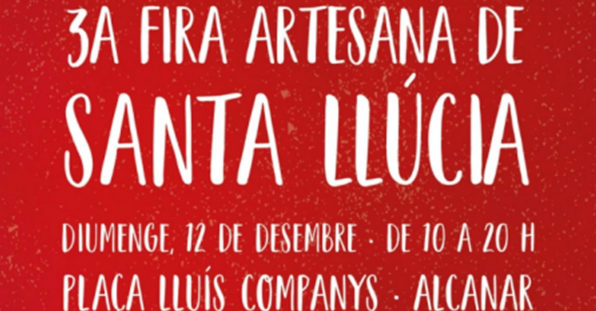3a Fira Artesana de Santa Ll�cia a Alcanar