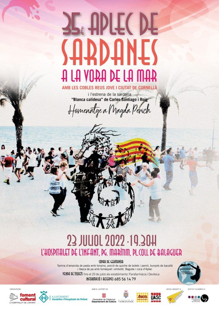 35� Aplec de Sardanes a la vora de la mar de l�Hospitalet de l�Infant