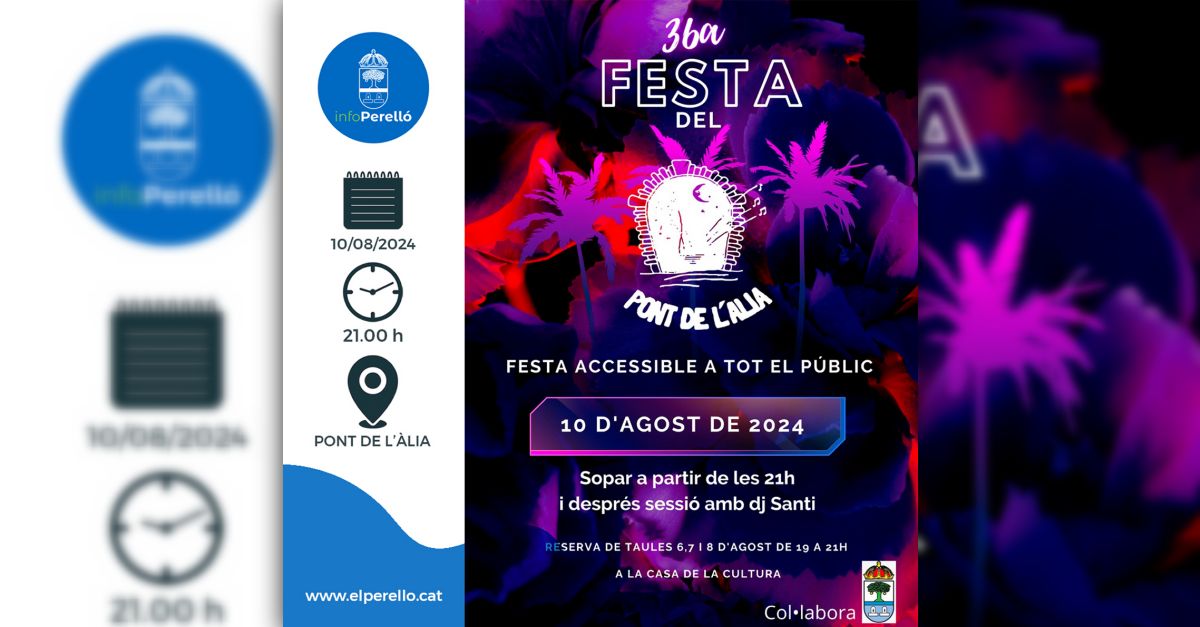 36a Festa del Pont de l�Alia