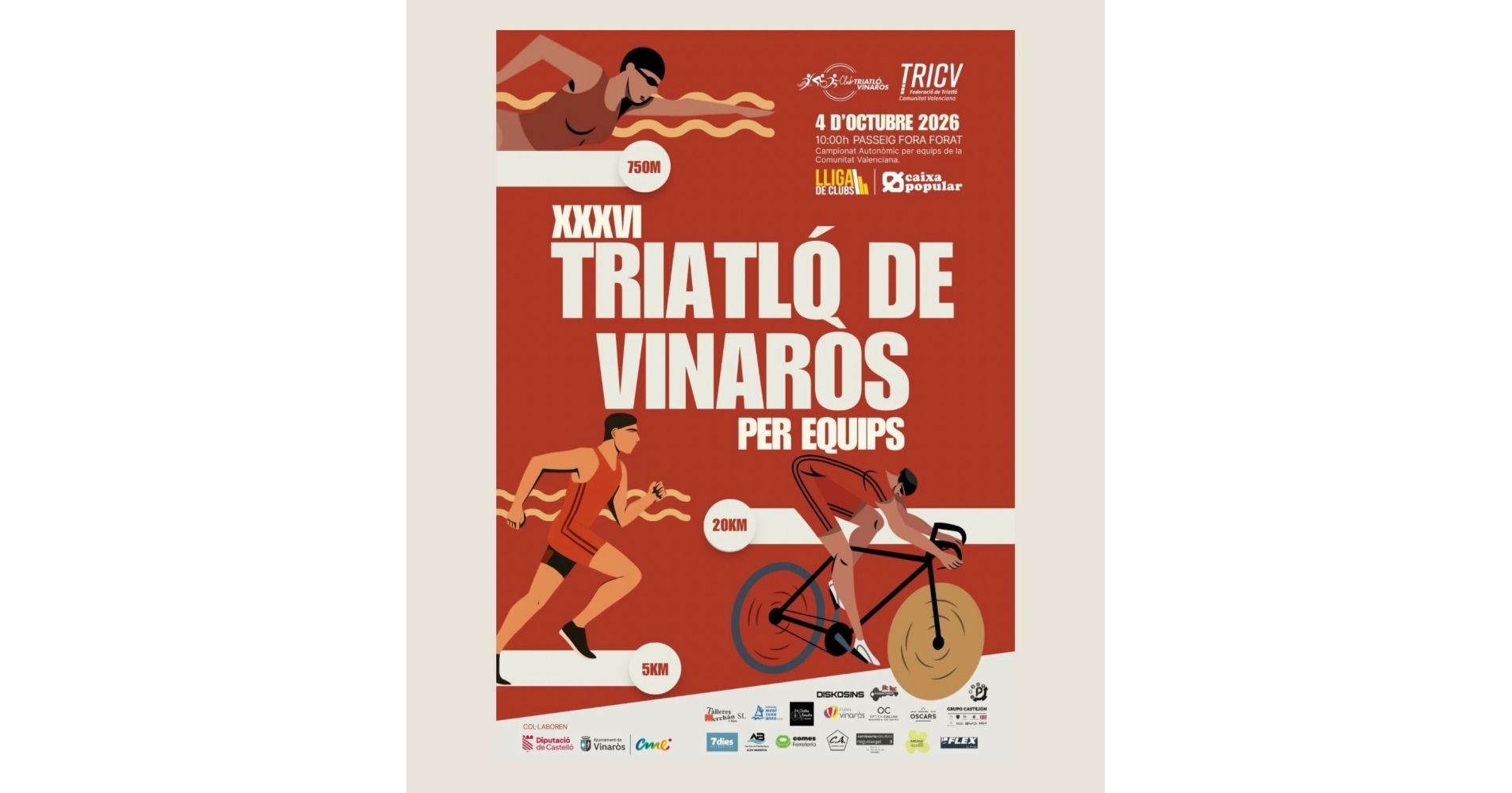XXXVI Triatl� de Vinar�s per equips