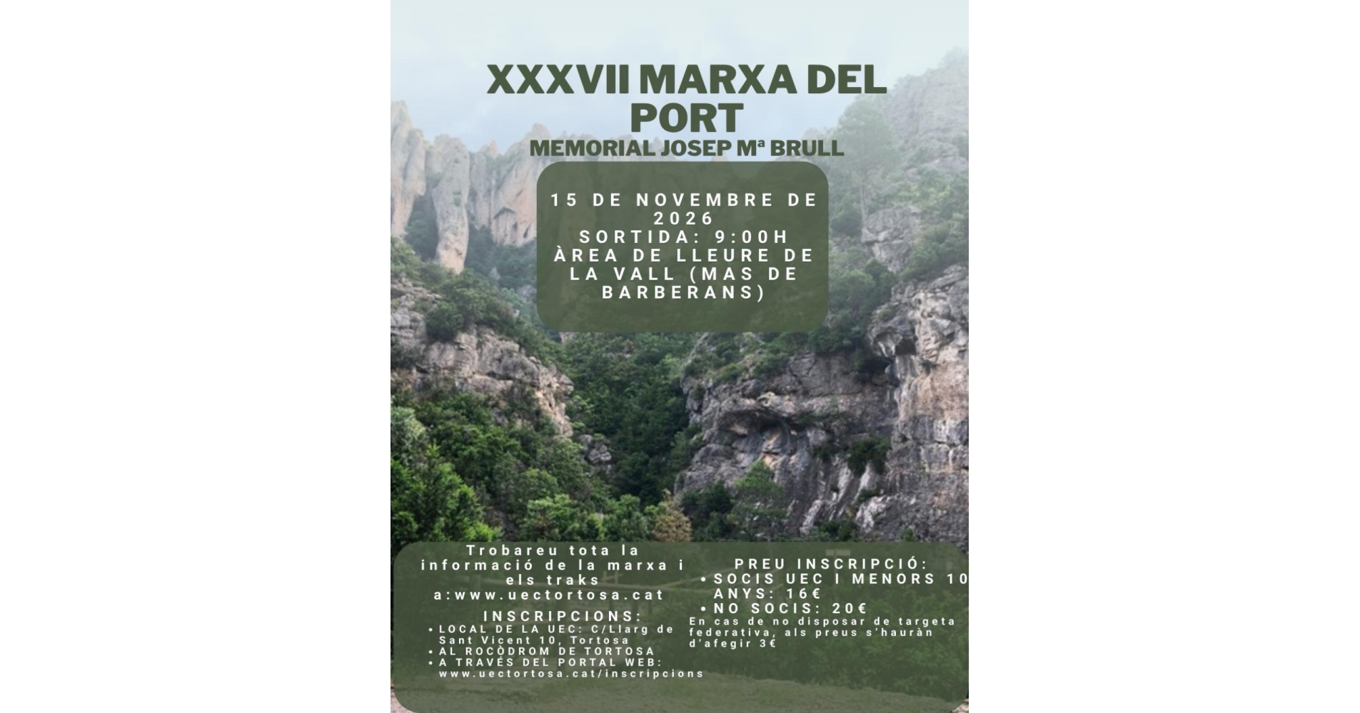 XXXVII Marxa del Port. Memorial Josep M� Brull