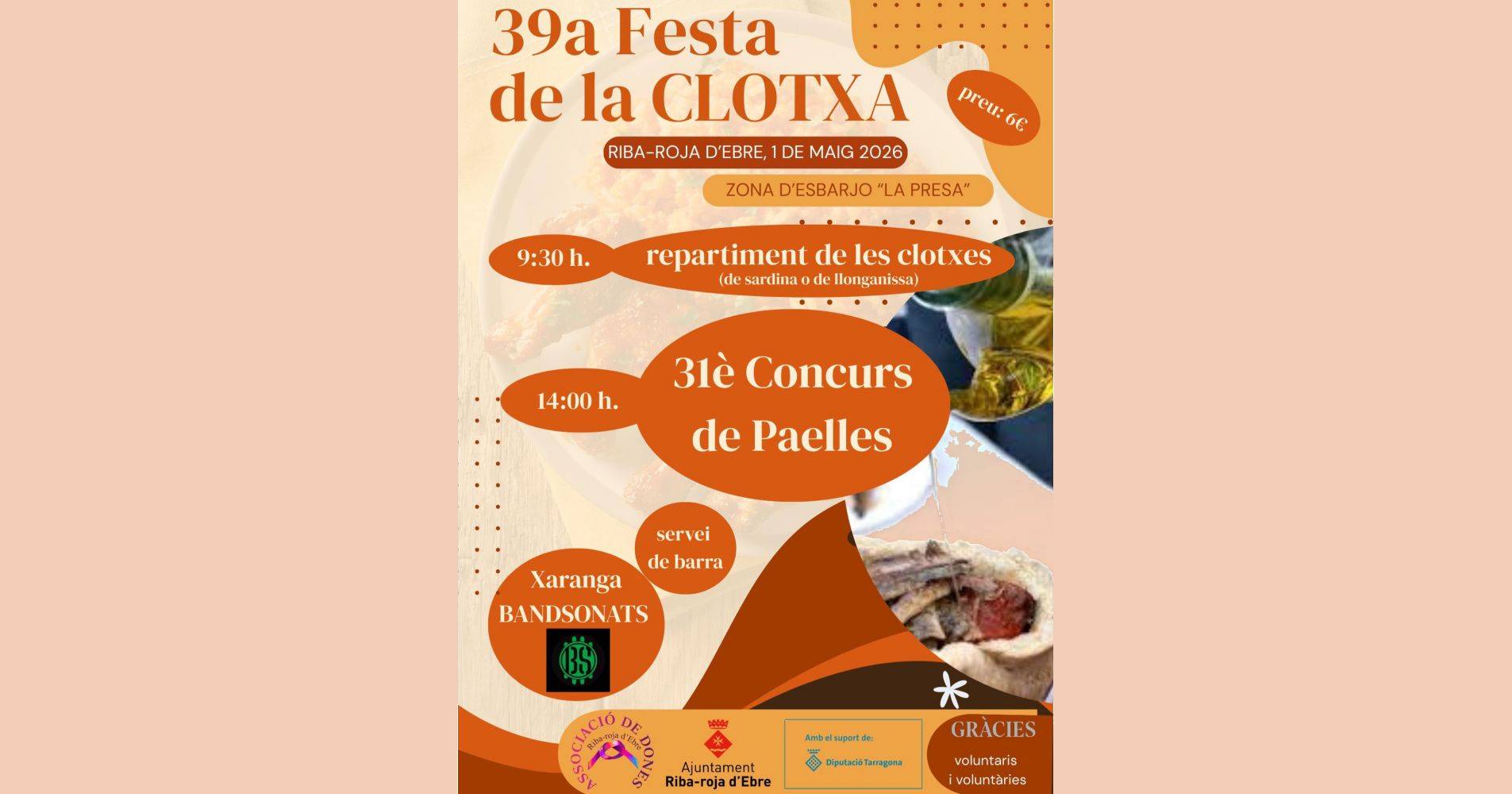 39a Festa de la Clotxa i 31e Concurs de paelles