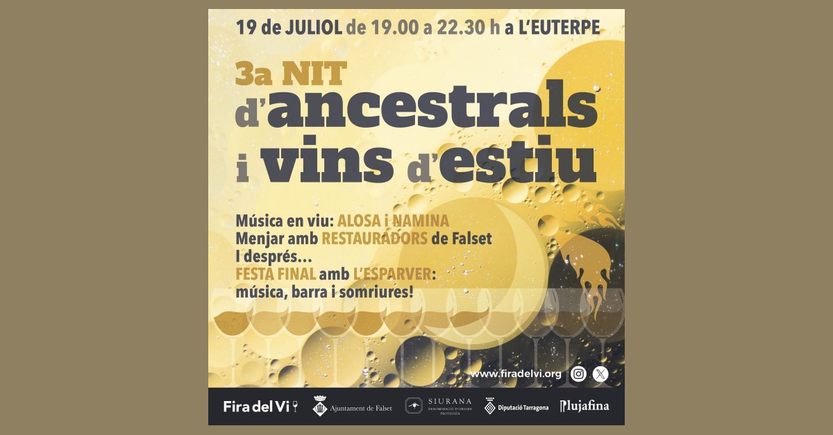 3a nit dancestrals i vins destiu