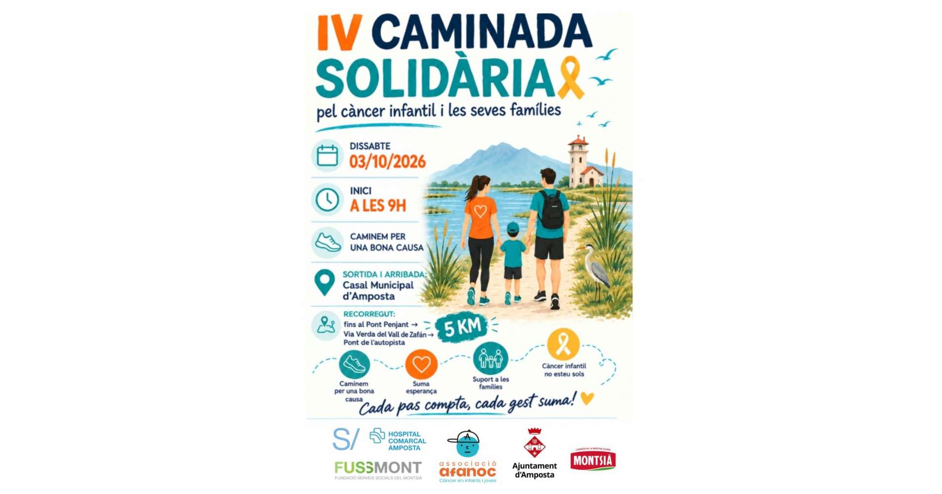 IV Caminada solid�ria pel c�ncer infantil i les seves fam�lies