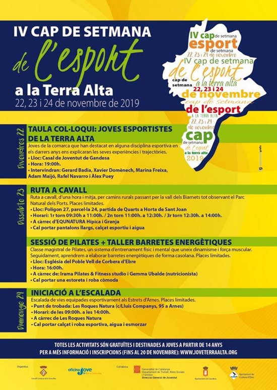 IV Cap de Setmana de l�Esport a la Terra Alta