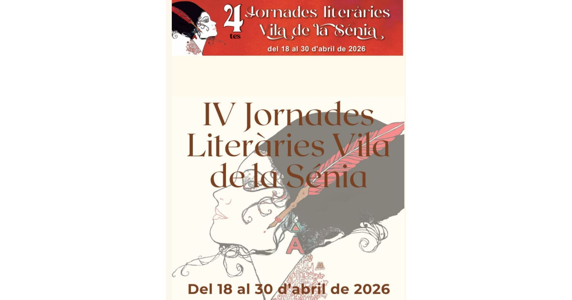 IV Jornades liter�ries Vila de la S�nia