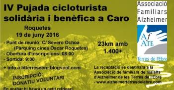 4a Pujada ciclioturista solid�ria i ben�fica a Caro
