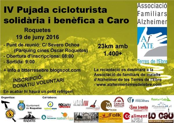 4a Pujada ciclioturista solid�ria i ben�fica a Caro