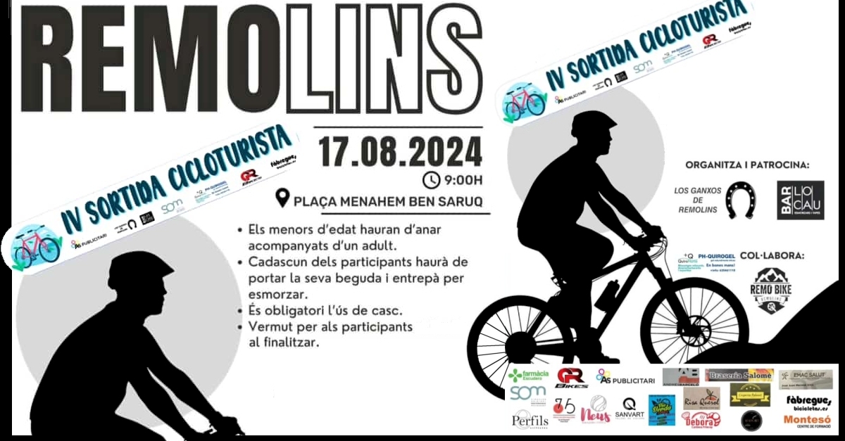 IV Sortida Cicloturista de Remolins IV Sortida Cicloturista de Remolins
