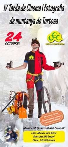 4a tarda de cinema i fotografia de muntanya - memorial "Joan Sabat� Gelad�"