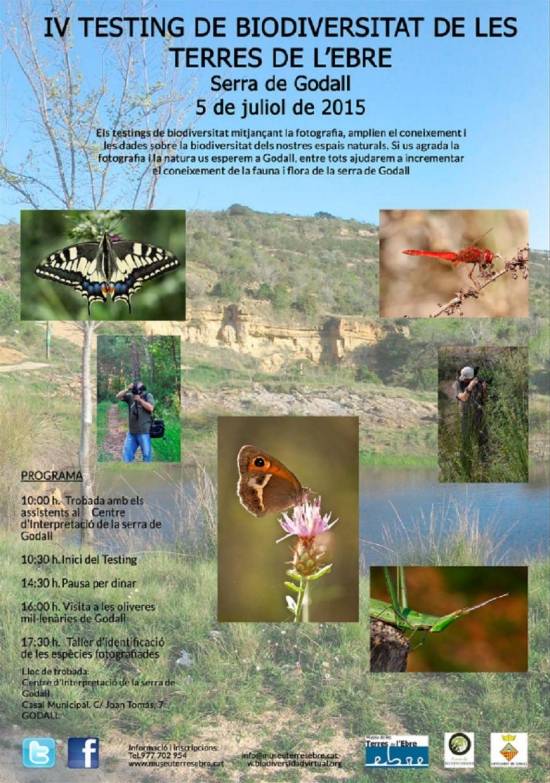 4t Testing de biodiversitt de les Terres de l’Ebre 4t Testing de biodiversitt de les Terres de l’Ebre